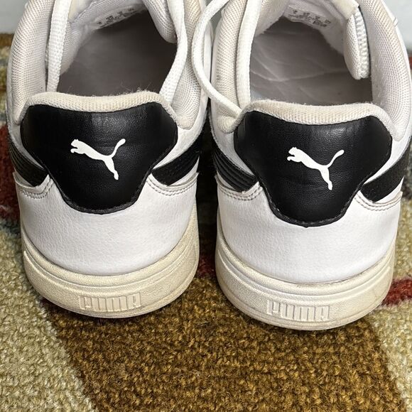 Puma Footwear Caven 380810-02 White Black Lace Up Athletic Sneaker Shoes Mens 9 - Picture 5 of 7